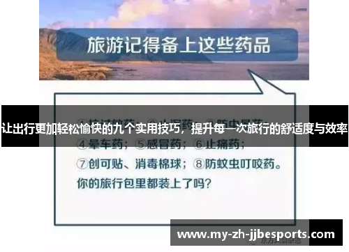 让出行更加轻松愉快的九个实用技巧,提升每一次旅行的舒适度与效率 让出行更加轻松愉快的九个实用技巧,提升每一次旅行的舒适度与效率